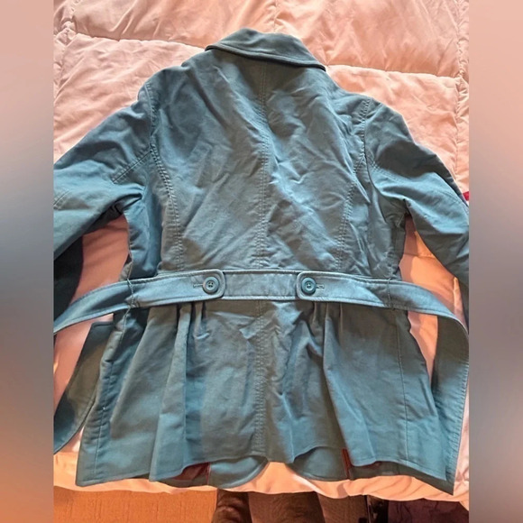 L.L. Bean Heavy cotton Woman's Cumberland Coat Size M Belted lined NWT - Picture 6 of 13